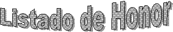 Listado de Honor
